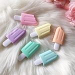 VR Creatives Quirky Pastel Ice Cream Stick Popsicle Shape Highlighters | Set Of 6 Pastel Shades | Chisel Tip Fine Grip Marker Pen | For Stationery Hoarders & Kids | Party Return Gifts For Girls