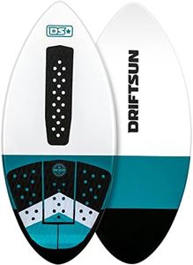 Driftsun 52in Fiberglass Performance Skimboard - Performance Skimboard for Kids and Adults with EVA Traction Pad