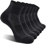 CelerSport 6 Pack Men's Ankle Socks