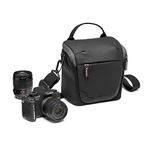 Manfrotto MB MA2-SB-S Advanced² Camera Shoulder Bag S, Small, for Mirrorless with Standard Lenses, with Multiple Pockets, Tripod Attachment, Removable Shoulder Strap, Coated Fabric