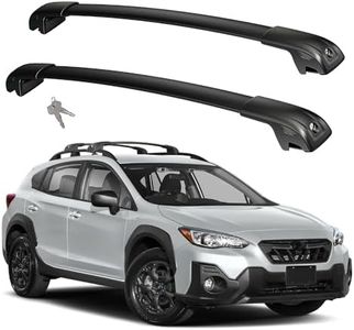 Soruci Car Roof Rack Cross Bars Compatible with XV Crosstrek 2018-2023/Impreza 2017-2023 with Anti-Theft Lock, Aluminum Anti-Rust Cross Bar for Rooftop Cargo Carrier Luggage Kayak Canoe Bike Snowboard