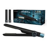 REVAMP iGen Cordless Ceramic Hair Straightener - Cordless Hair Straighteners, Battery Powered Travel Straightener with Flight Safe Mode, Portable Straighteners for Straight, Curl & Wavy Styles