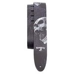 Perri's Leathers Ltd.- Guitar Strap- Direct To Leather- Official Licensing Alchemy- Beserker Skull- Adjustable - For Acoustic/Bass/Electric Guitars - Made in Canada (DTL25AL-11024)