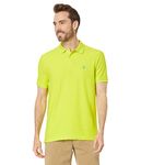 U.S. Polo Assn. Men's Ultimate Pique Polo, Electric Lime, L