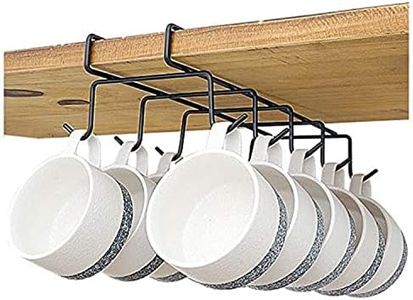 bafvt Coffee Mug Holder, Mugs Rack Under Shelf, Kitchen Storage Drying Rack, 304 Stainless Steel (10)