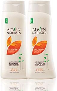 ADVEN NATURALS Anti-Dandruff Shampoo with Neem and Tulsi 400ML(200MLx2)