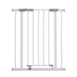 Dreambaby Ava Slimline Baby Safety Gate - Secure & Extendable Pressure Mounted Gate for Stairs and Dogs - 61-68cm Wide & 76cm Tall - White