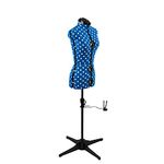 Sewing Online Adjustable Dressmakers Dummy, in Duckegg Polka Dot with Hem Marker, Dress Form Sizes 6 to 10 - Pin, Measure, Fit and Display your Clothes on this Tailors Dummy - 5902P