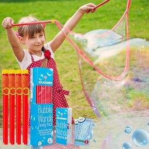 Giant Bubble Wand 4 Pack Bubble Solution Powder