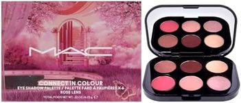 MAC X6 Connect in Colour Eye Shadow Palette, Rose Lens, 6.25 g