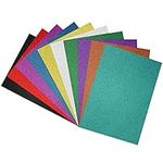 Belle Vous Self-Adhesive Glitter Paper Sheets (30 Pack) - A4 Sized Sparkly Cardstock - Assorted Colours - Sticky Back Sheets for DIY Art Signs, Crafts, Gift Box Wrapping, Party Decor and Scrapbooking