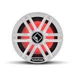 Rockford Fosgate M2D2-10I Color Optix 10" DVC 2-Ohm Infinite Baffle Multicolor LED Lighted Marine Subwoofer - White/Stainless