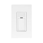 Leviton ODS15-IDW Decora Passive Infrared Wall Switch Occupancy Sensor, 180 Degree, 2100 Square Feet Coverage, Self-Adjusting (White)