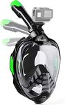 ZIPOUTE Snorkel Mask Full Face, Ful