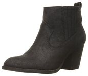 Carlos by Carlos Santana Women's Daisy Ankle Boot Black 6.5 Medium US