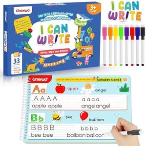 Preschool Learning Activities Kindergarten Books - Learning Educational Toys Tracing Books, Writing Practice for Kids Age 3-5, Easter Basket Stuffers Birthday Gifts Travel Toys for Kids