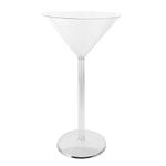 HOMEFORD Plastic Large Martini Glass Cup, 18-inch