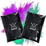 Hawwwy Colorful Powder for Holi Festival, Gender Reveal Powder Burnout Baby Boy Announcement Colored Tannerite Surprise Game for Holi Festival, Motorcycle Exhaust Car Tires Truck (2lb bag)