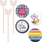 Dolly Parton Happy Hour Coasters and Drink Stirrers Kit