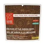 GOOD TO-GO Mexican Style Quinoa Bowl | Dehydrated Backpacking and Camping Food | Lightweight | Easy to Prepare (190g 2 Portions)