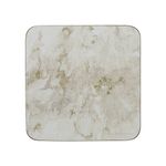 Creative Tops 5234294 'Grey Marble' Premium Printed Drinks Coasters with Cork Back, 10.5 x 10.5 cm - Grey/White (Set of 6)