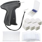 VEGCOO Tag Gun for Clothing, Clothes Tagging Gun, Micro Stitch Gun Tag for Clothes, 3000 Tags Barbs (White, 5 cm) + 5 Replacement Needles + 300 Price Tags