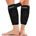 Nivave Calf Support Brace, Shin Splint Compression, Lower Leg Wrap Support for Torn Calf Muscle, Strain, Sprain, Pain Relief, Tennis Leg (Upto 24 inches, Unisex, Pair, Universal, Black, 2)