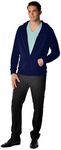 Cashmere Boutique 100% Pure Cashmere Hoodie Sweaters for Men – Full Zip, Long Sleeve, and Both Side Front Pockets