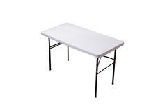 Viiamacki Rectangle Spandex 4 FT Fitted Tablecloth, Elastic Folding Picnic Table Cloth, Stretchy Patio Table Cover, Wipeable Tablecloths for Camping Outdoor Party Banquet 24X48 Inches White