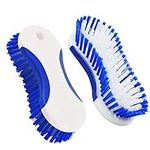 ITTAHO Heavy Duty Scrub Brush for Shower,Bathtub,Floor,Grout Lines,Tiles,Walls,Sink,Carpet Cleaning Brush - Pack of 2