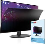 FILMEXT [2023 Upgrade Removable Computer Privacy Screen Filter for 28 inch Frameless Monitor, Anti Spy Blue Light Filter, Anti-Scratch, Easy On/Off Screen Protector for 16:9 Aspect Ratio