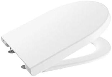 Roca A801D10001 The Gap Round Toilet Seat and Lid, White