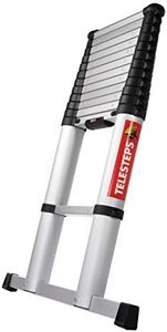 Échelle télescopique 3,8 m à Traverse de TELESTEPS I ECO Line I avec Un système Air Damping I Profilé antidérapant I en 131 I 72430-682