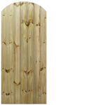 Bespoke Custom Made to Measure Wooden Garden Gate/Tongue & Groove Arch Top[6ft Tall (180cm),Upto 750mm Wide,No Hinges]