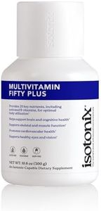 Isotonix Multivitamin Fifty Plus – Daily Multivitamin for Adults 50+ with B-Vitamins, Antioxidants, and Essential Nutrients for Bone, Heart, and Cognitive Health
