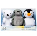 Terre Verte Arctic Friends Dog Plush Toys, Soft, Washable & Durable, Interactive Squeaky Toys, Perfect for Small, Medium, & Large Breeds, Ensuring Endless Entertainment, 3 Pack Cute Dog Plushies
