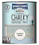 Johnstone's 386500 Revive Chalky Furniture Paint, Cushion White, 750 ml (Pack of 1)