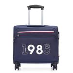 Tommy Hilfiger Memphis Unisex Overnighter Trolley Bag - Navy, 44 CM Cabin Suitcase