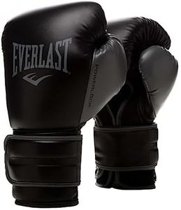 Everlast Unisex Adult Boxing Gloves Powerlock 2 Training Gloves, Black, 16 oz