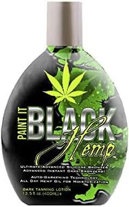 Millenium Tanning Paint It Black Hemp Bronzer Indoor Lotion, 400 milliliter