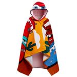 Disney Cars Kids Hooded Towel 100% Cotton Boys Bath Towel Childrens Dress Up Lightning McQueen Poncho Beach Towel Swimming Wrap Changing Robe