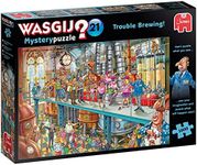 Jumbo, Wasgij Mystery 21, Trouble Brewing, Jigsaw Puzzle for Adults, 1000 Piece