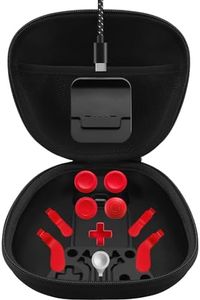 Complete Component Pack for Xbox Elite Controller Series 2 - Accessories Includes 1 Controller Carrying Case, 1 Charging Dock, 4 Thumbsticks, 4 Paddles, 1 Adjustment Tool and 1 Charging Cable(RED)