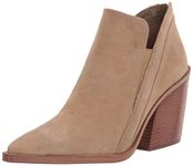 Vince Camuto Women's Gradina Stacked Heel Bootie Ankle Boot, Tortilla, 7 UK