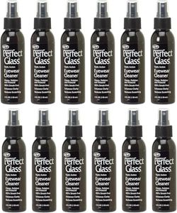 HOPE'S Perfect Glass Eyewear Cleaner - Anti Fog Spray for Glasses and Sunglasses - Anti Scratch and Anti Glare Lens Cleaner Spray, 4 Fl Oz, Pack of 12