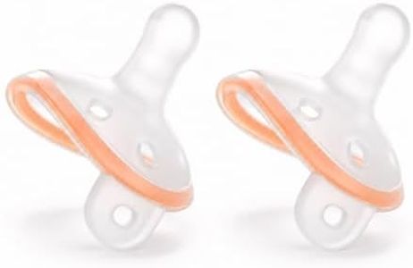 Ultra-Light StayPut Baby Pacifiers for Breastfed Babies 0-18Months 2 Pack