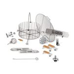 Big Poppa's DIY Drum Smoker Kit - Convert a 55 Gallon Drum into a Quality BBQ Grill - Unleash Your Inner Pitmaster & Craft Your Customize Drum Smoker with our Smoker Accessories