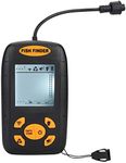 Portable Fish Locator, Fish Finder Transducer Sonar Sensor, Handheld Kayak Fish Finders with Level 5 sensitivity Underwater Sonar Frequency Transducer for Boat Fishing Sea Fishing
