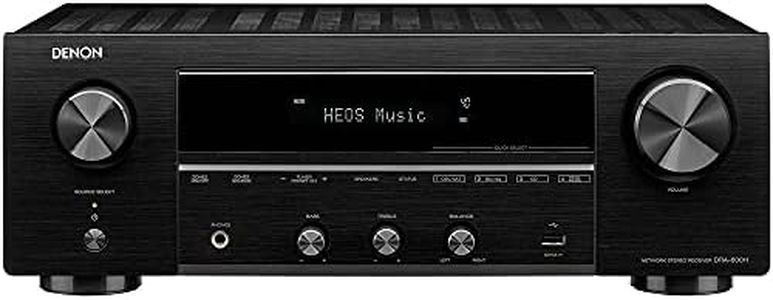 Denon DRA-800H 2-Channel Stereo Network Receiver for Home Theater, Hi-Fi Amplification, Connects to All Audio Sources, HDCP 2.3 Processing, Compatible with Amazon Alexa