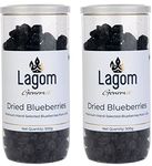 Lagom Gourmet Dried Blueberry 1 kg | Gluten Free | Vegan | Plant Based | Non GMO | Blueberry Dry Fruit